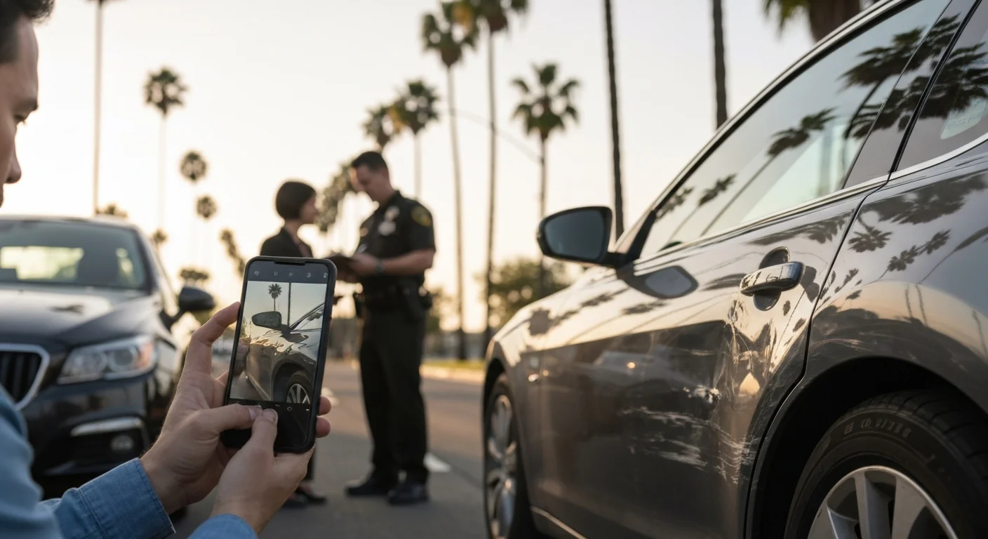 california at fault accident